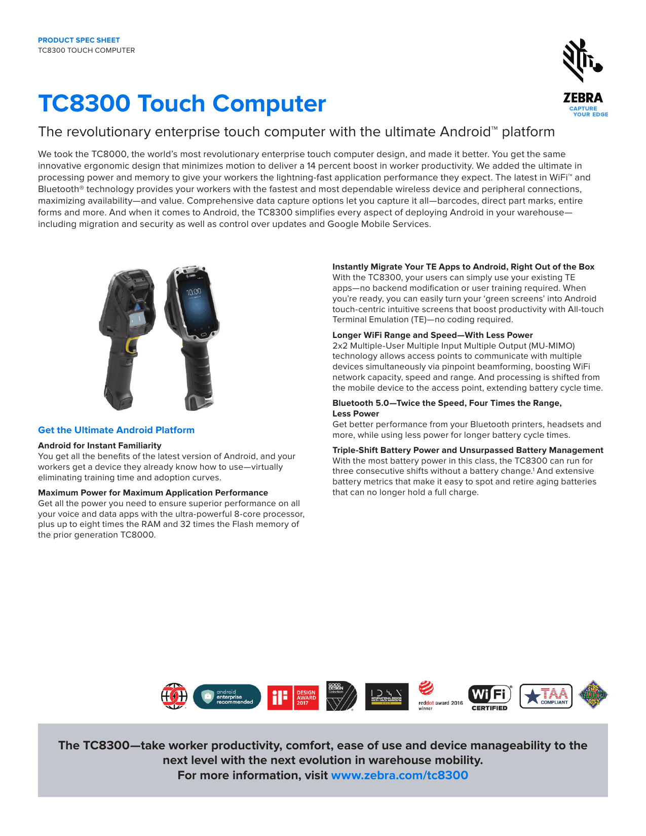 TC8300 TOUCH COMPUTER